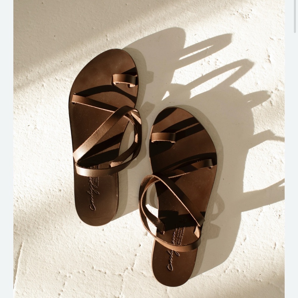 CJLA Rhodes Sandals, Chocolate Brown